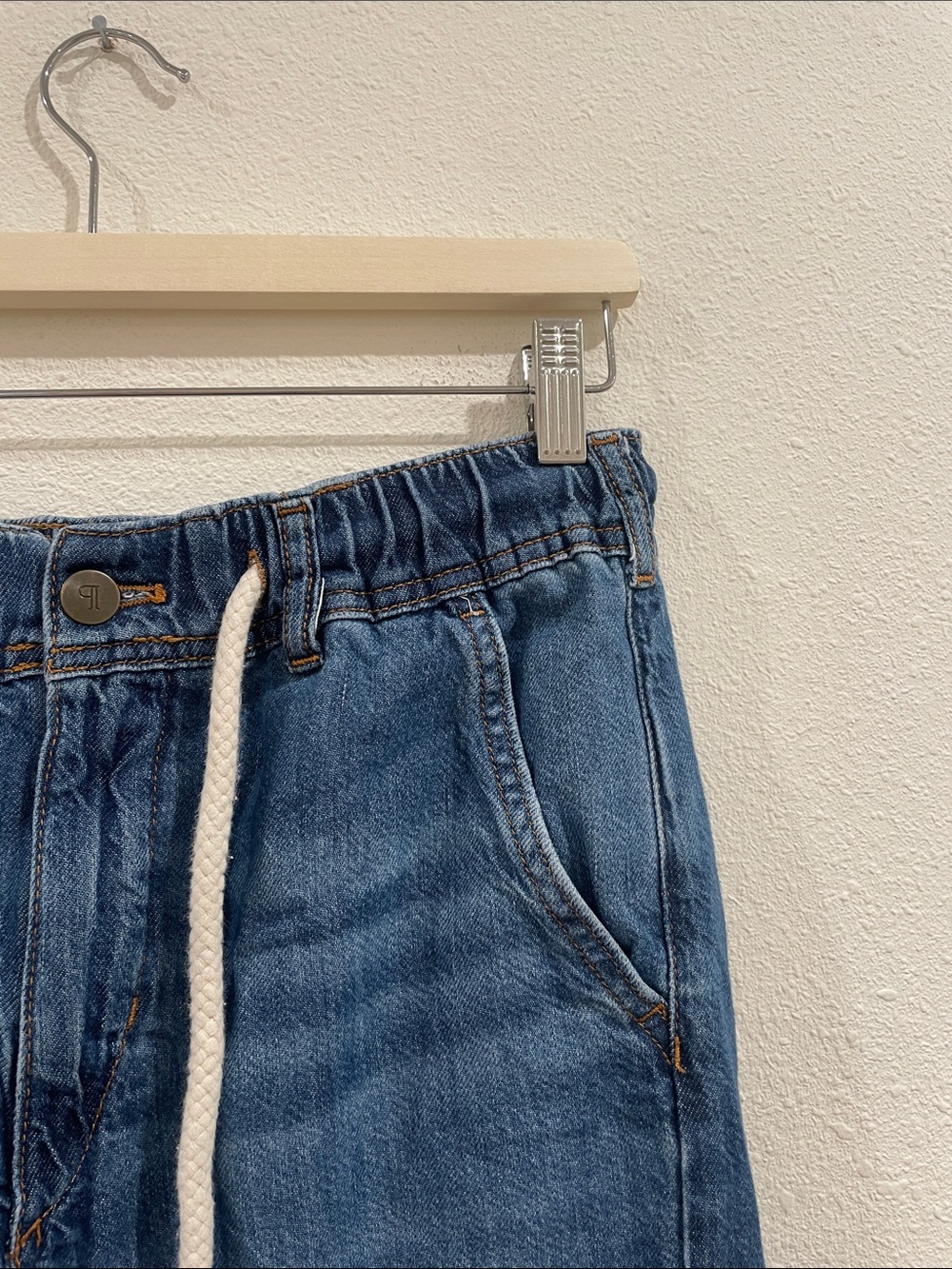 Anthropologie Pilcro Wide-Leg Drawstring Pull-on Pants Jeans Small - Picture 5 of 12